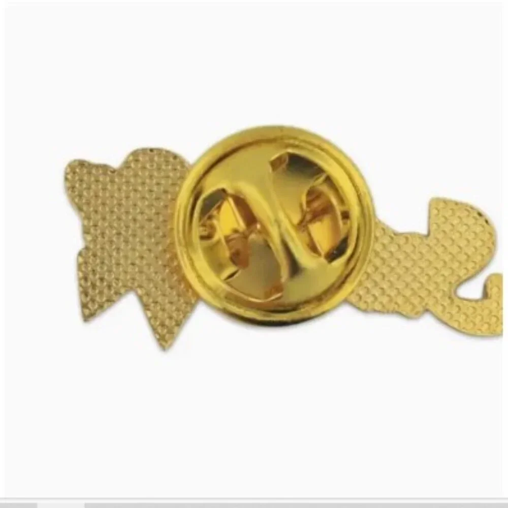 Pink Ribbon Survivor Gold Plated Pins Breast Cancer Awareness